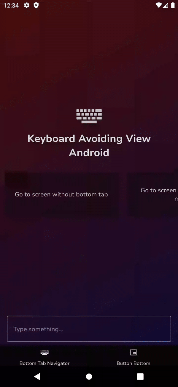 CustomKeyboardAvoidingView-Android